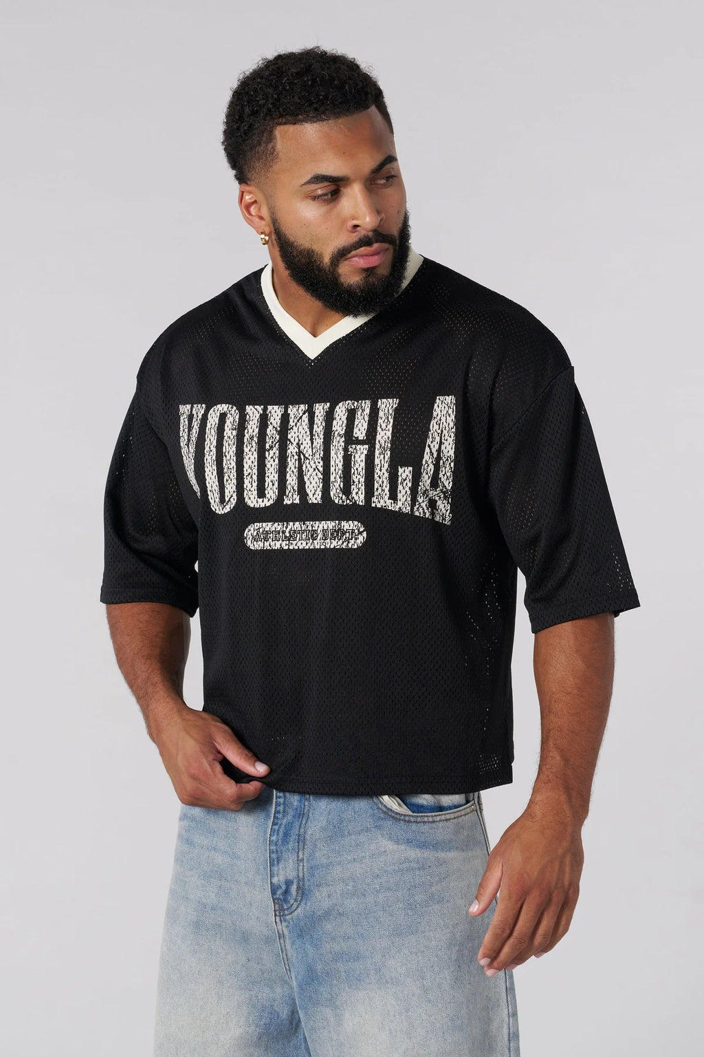 4187 - Varsity Football Cropped Jersey