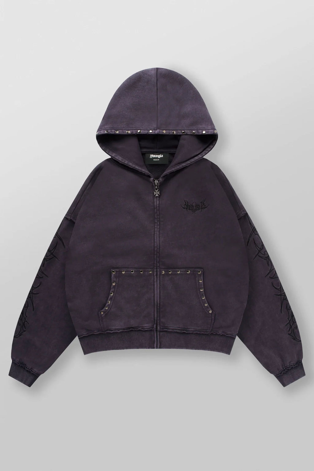 5232 - Tribal Stud Zip-Ups