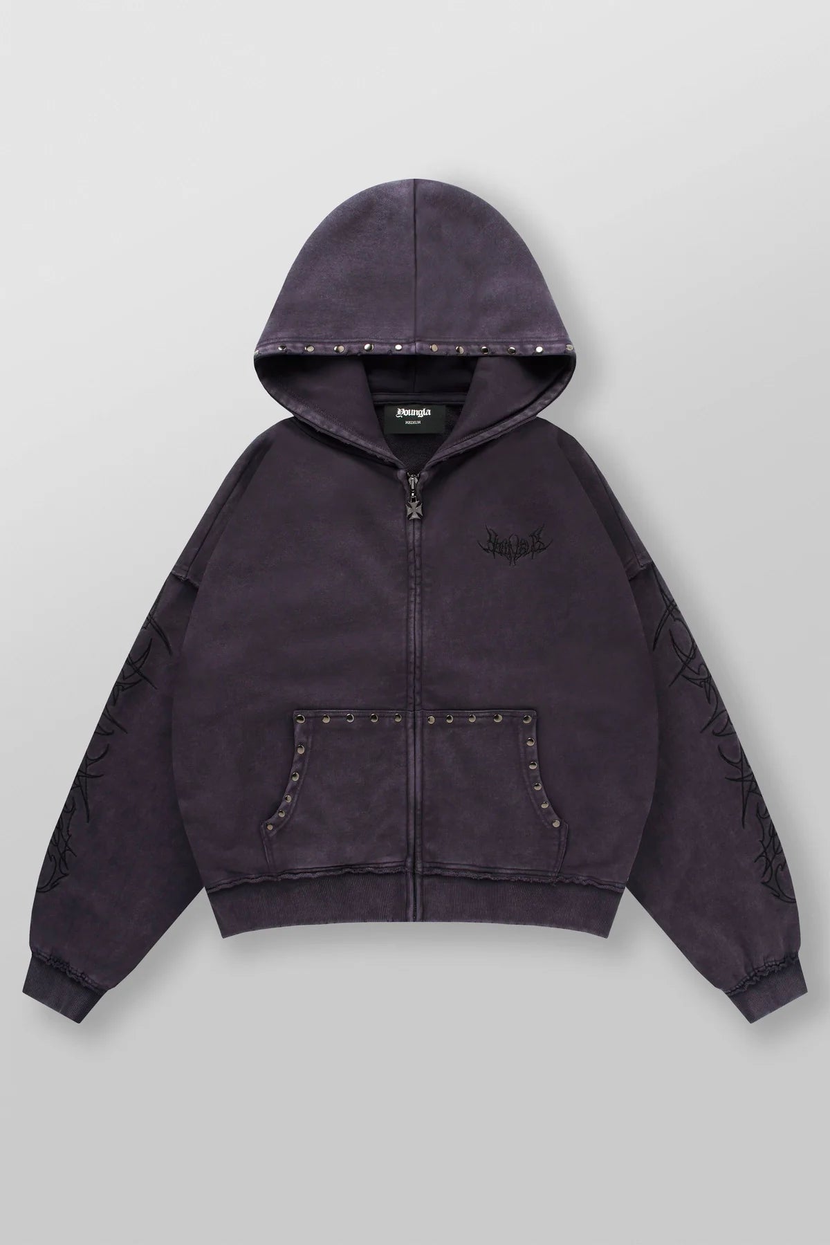 5232 - Tribal Stud Zip-Ups