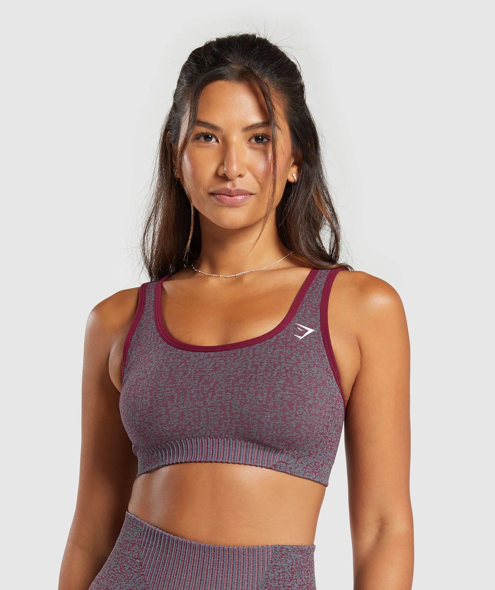 Marl Seamless Scoop Bra Light Support