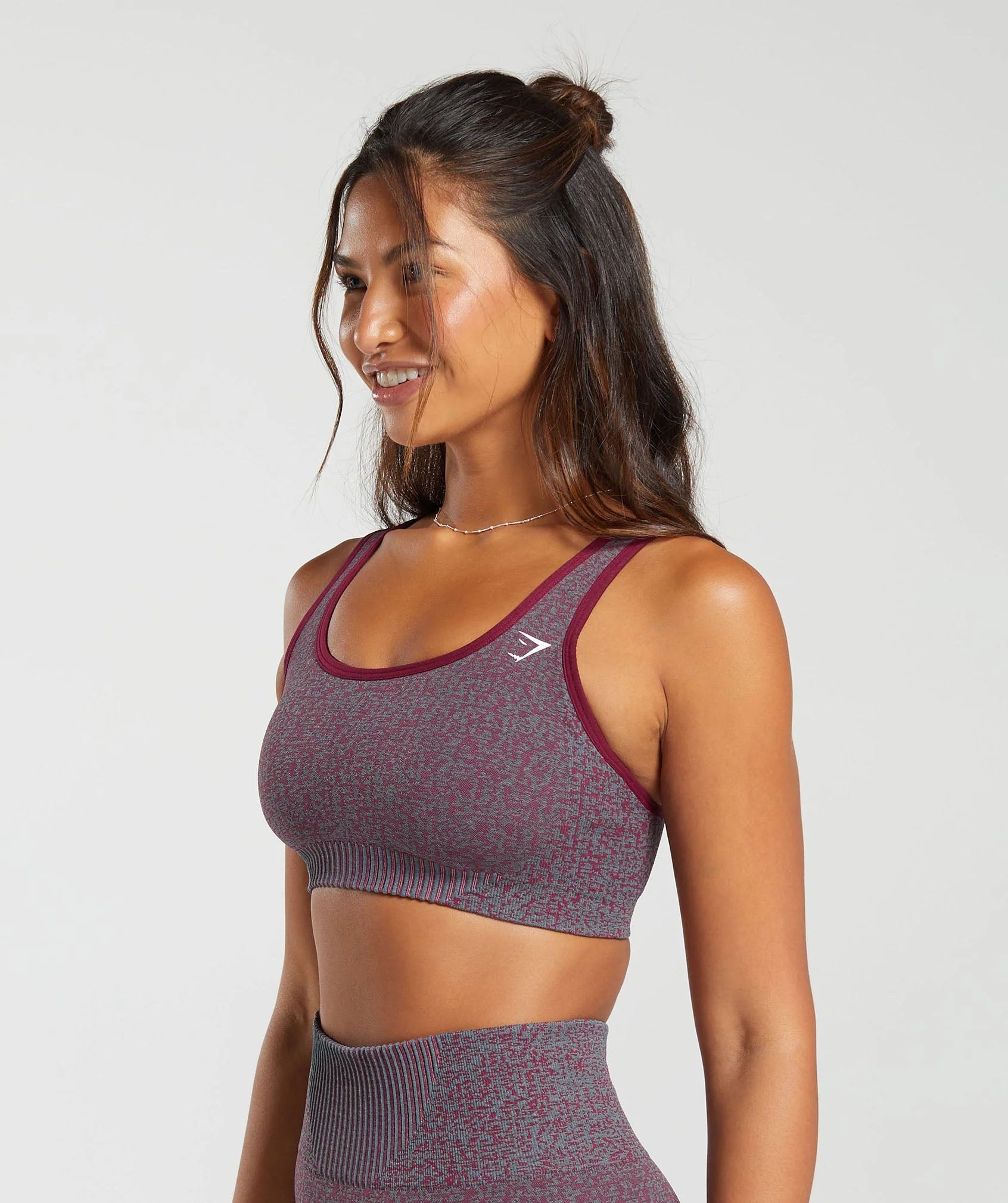 Marl Seamless Scoop Bra Light Support