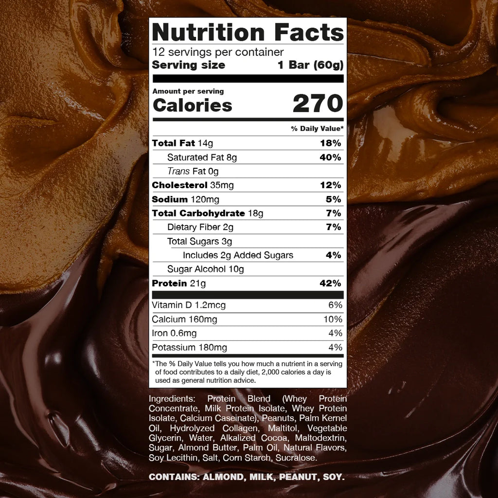 Protein Bar, Dark Chocolate (60 g)