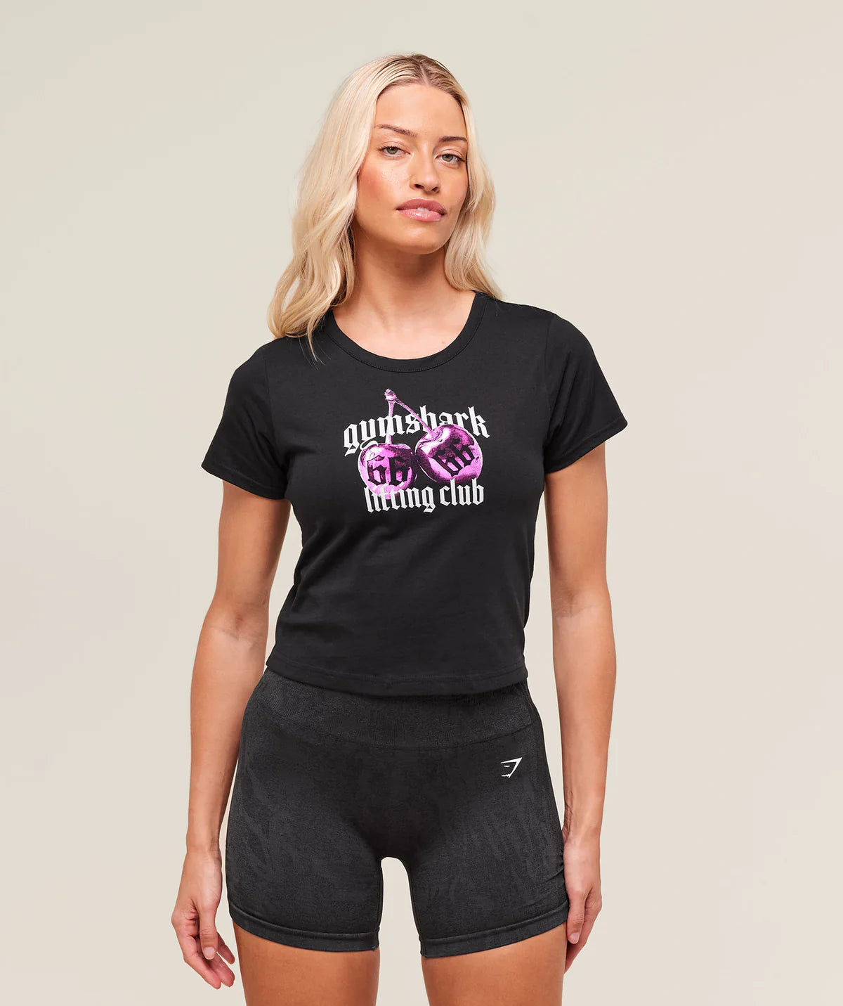 Cherry Graphic Baby Tee