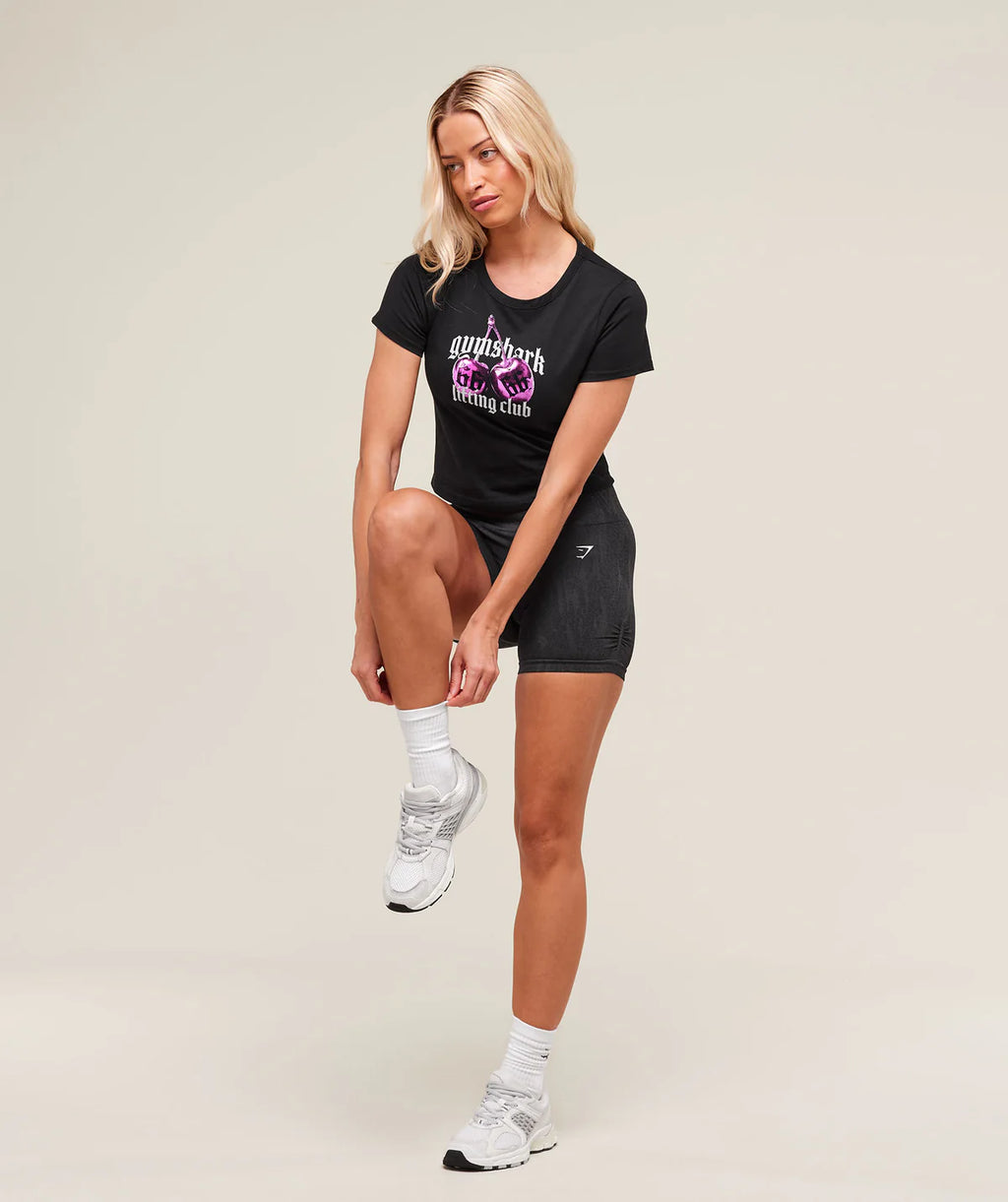 Cherry Graphic Baby Tee