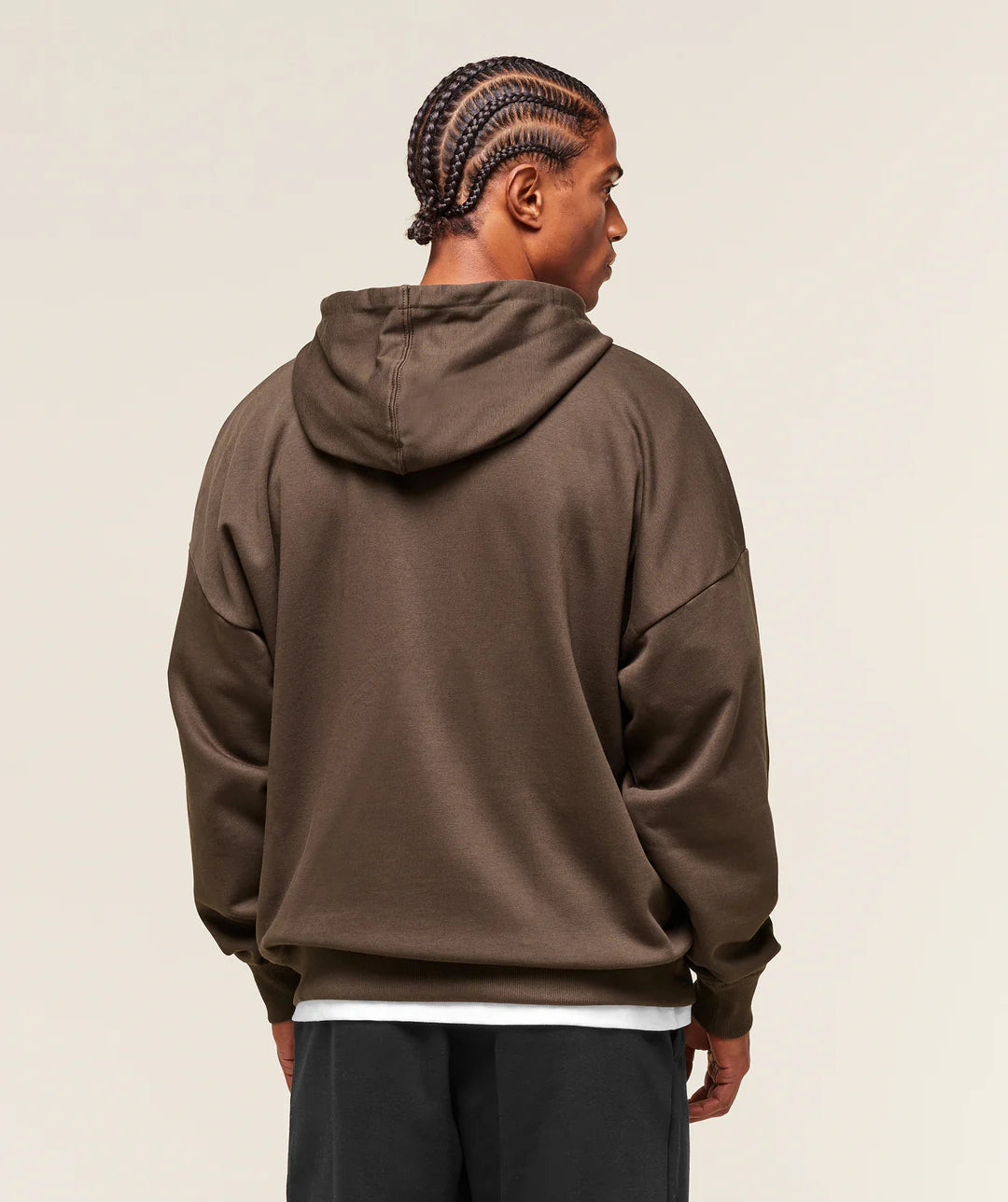 Crest Oversized Zip Up Hoodie