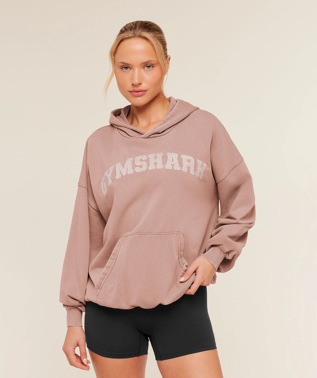 Chainstitch Graphic Hoodie Oversized Fit