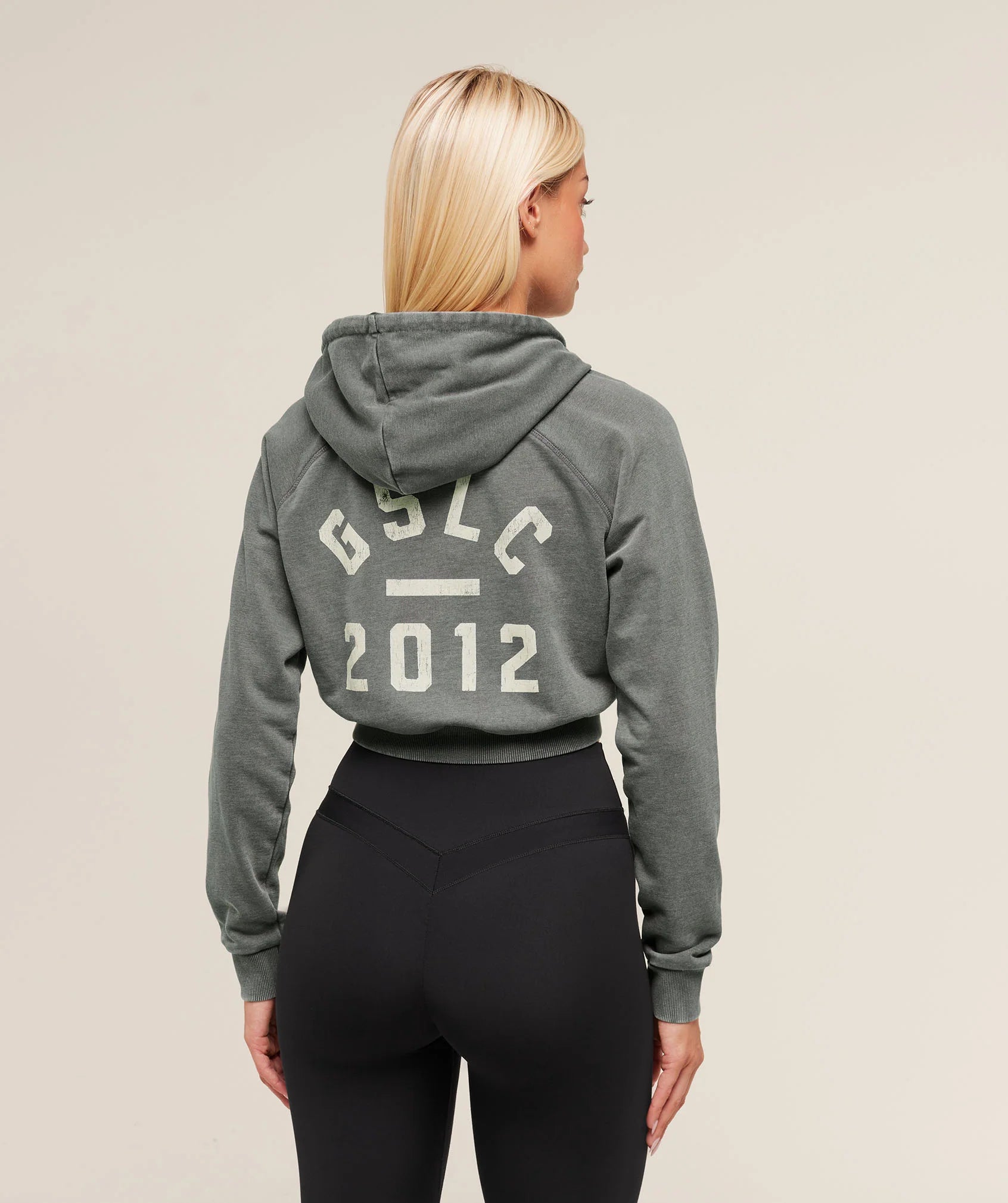 Lifting Club 2012 Graphic Cropped Hoodie