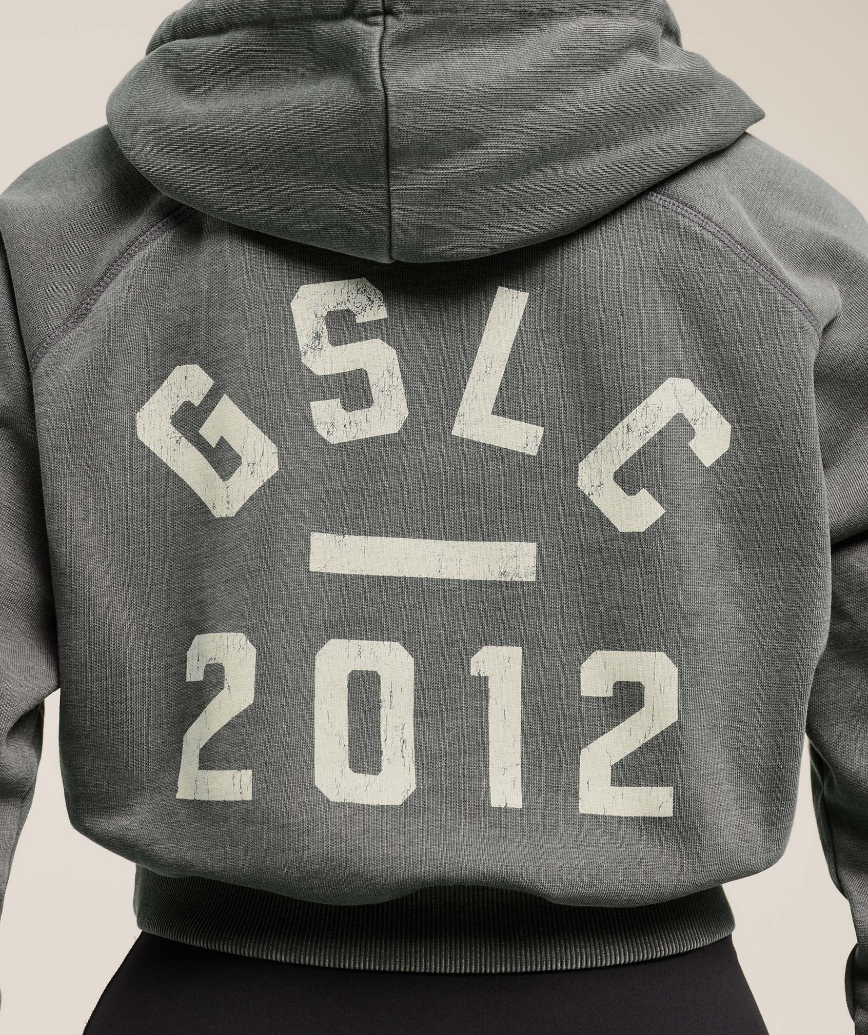 Lifting Club 2012 Graphic Cropped Hoodie