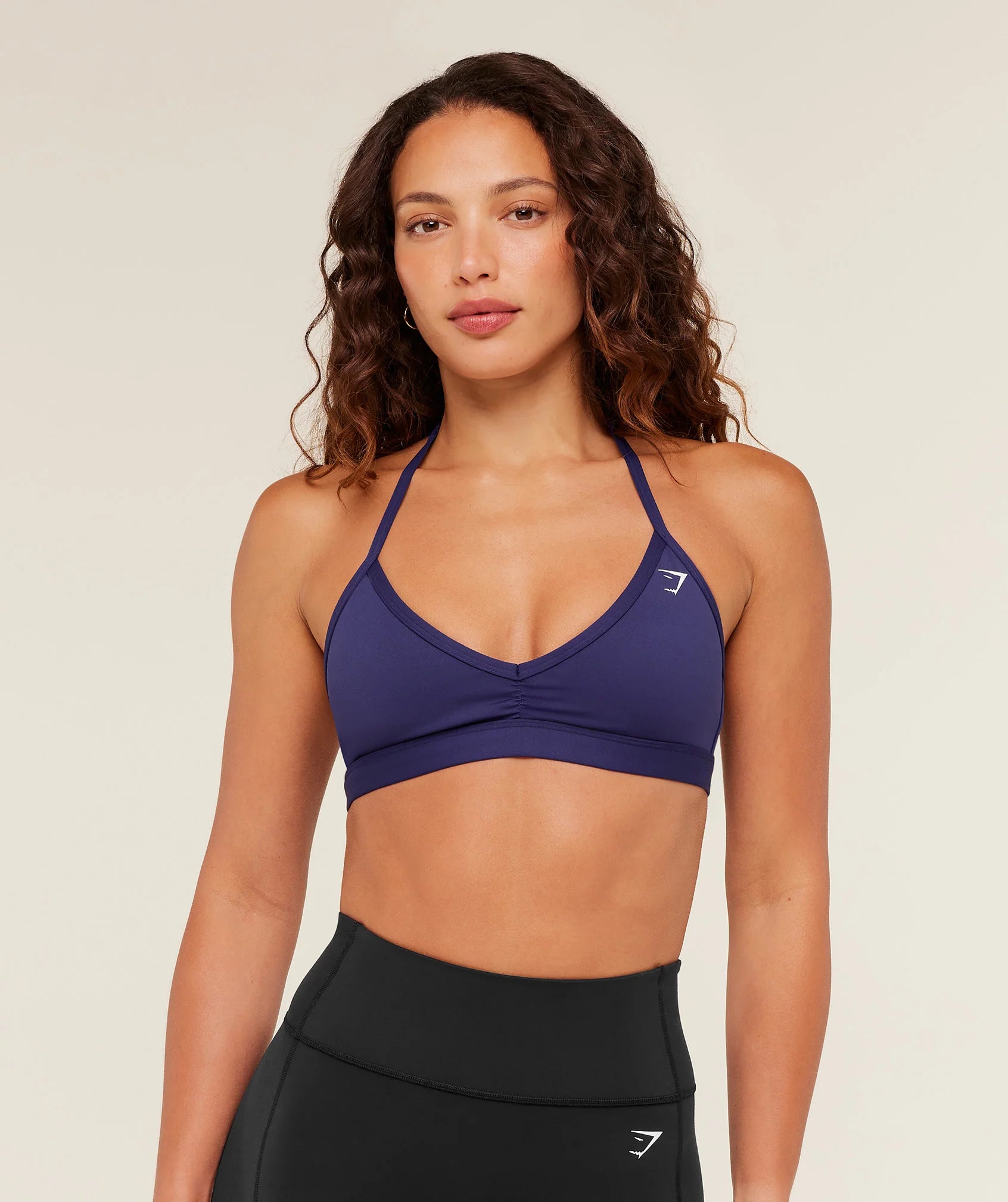 Minimal Halterneck Sports Bra Light Support