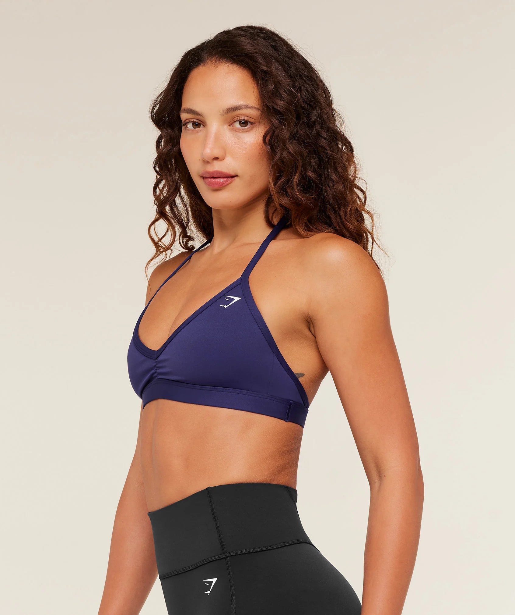 Minimal Halterneck Sports Bra Light Support