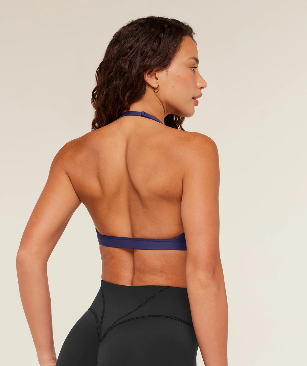 Minimal Halterneck Sports Bra Light Support