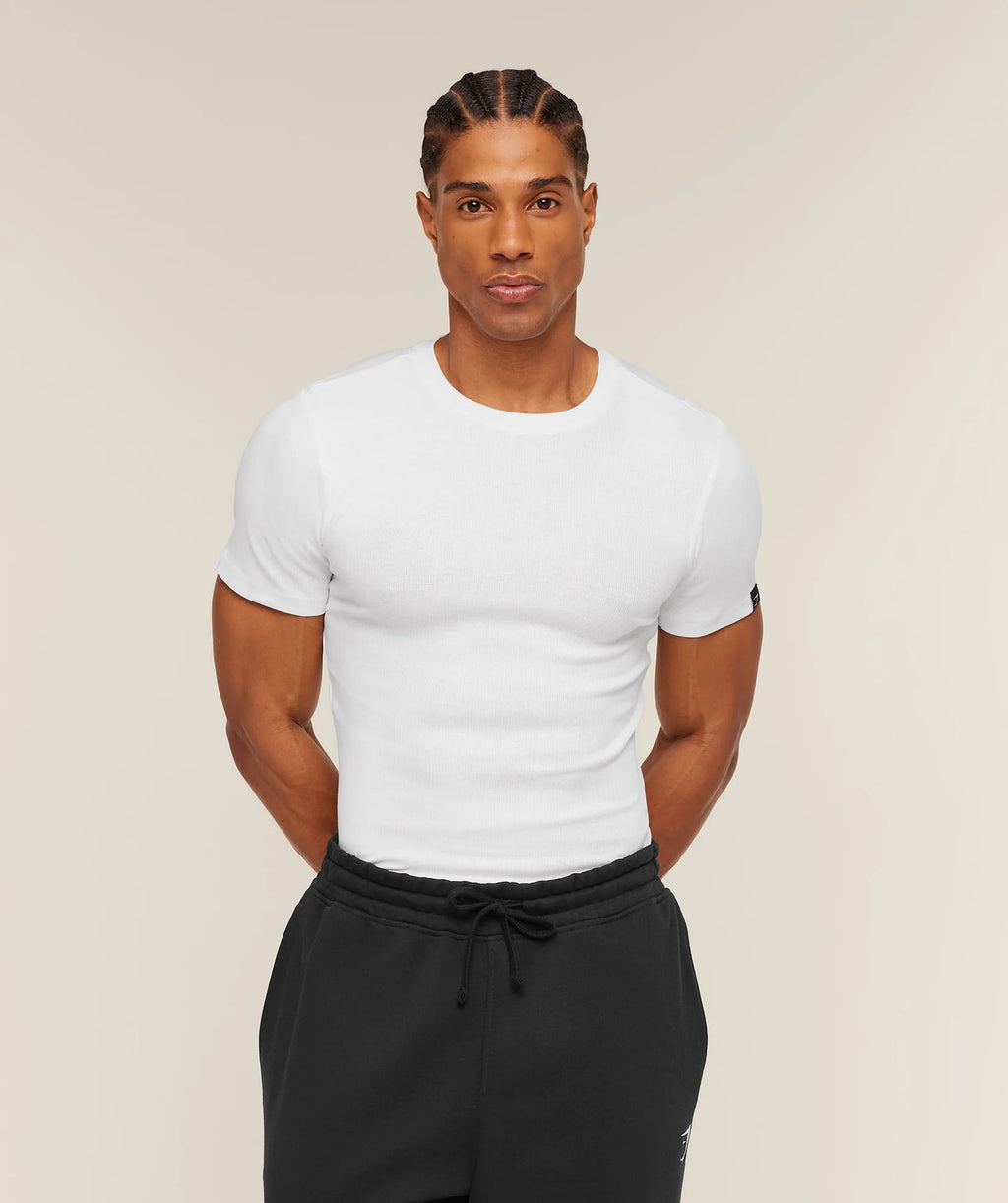Ribbed T-Shirt Muscle Fit