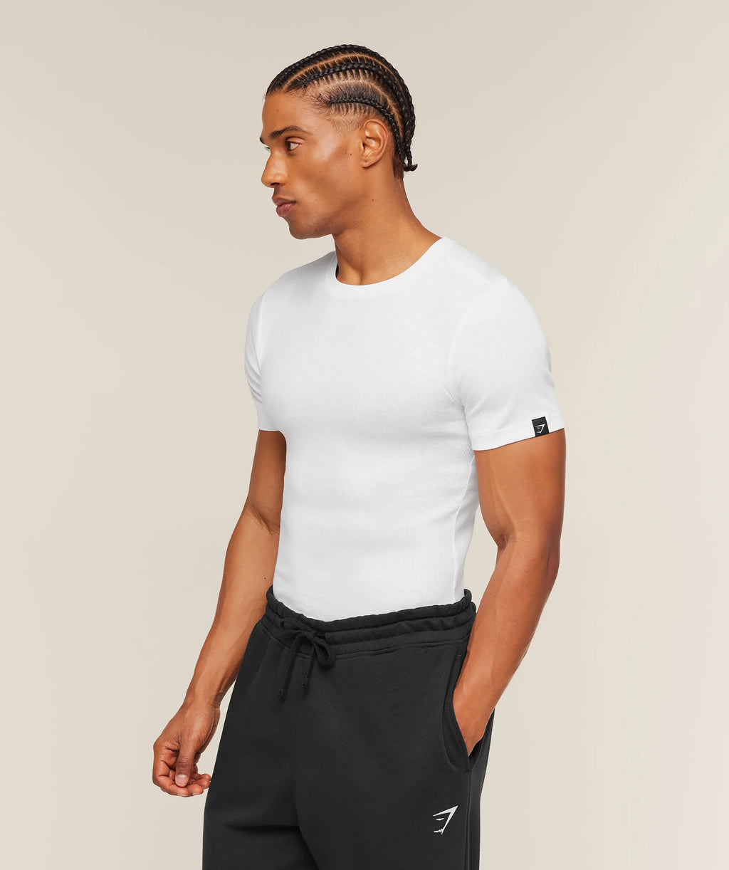 Ribbed T-Shirt Muscle Fit