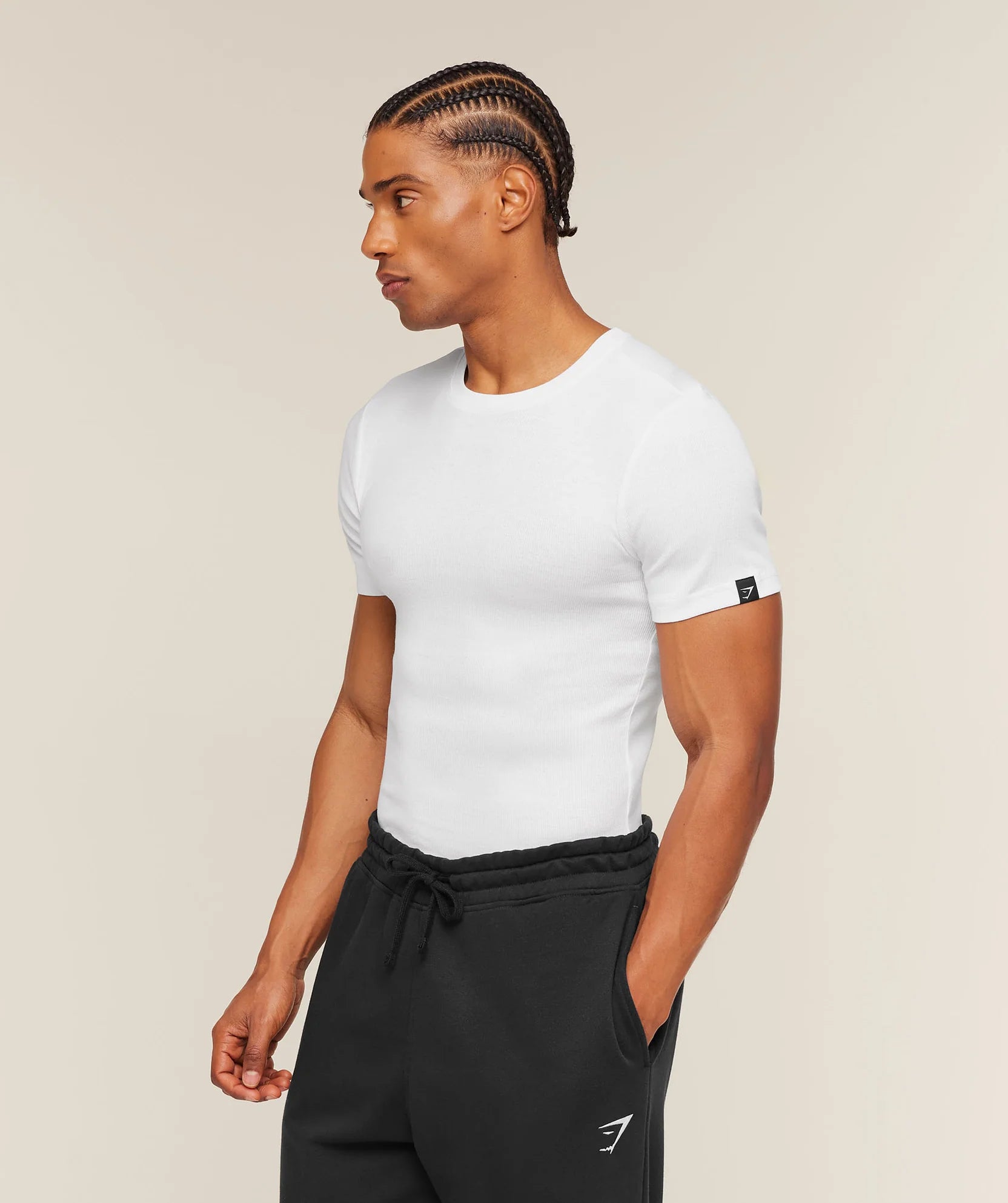 Ribbed T-Shirt Muscle Fit