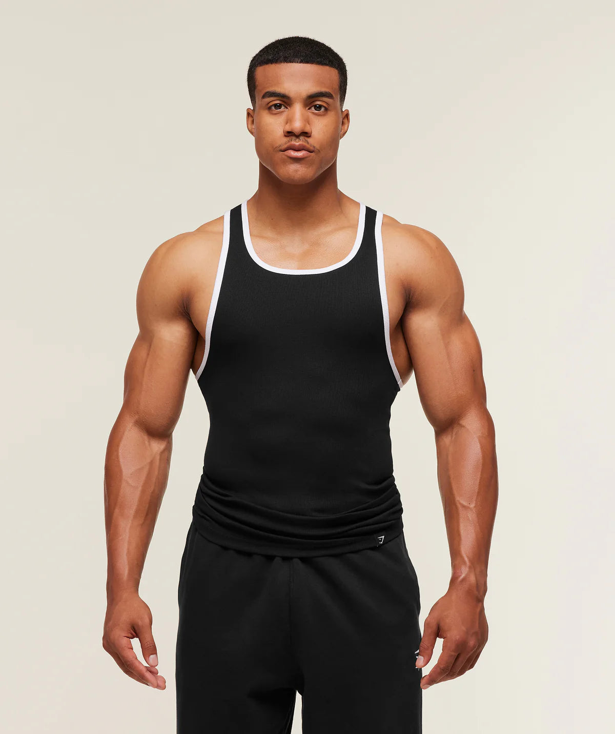 Ribbed Tank 1PK Muscle Fit