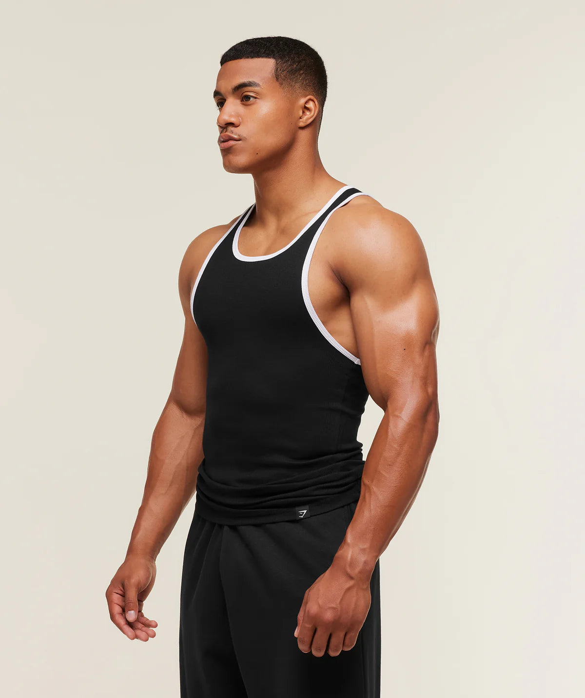 Ribbed Tank 1PK Muscle Fit
