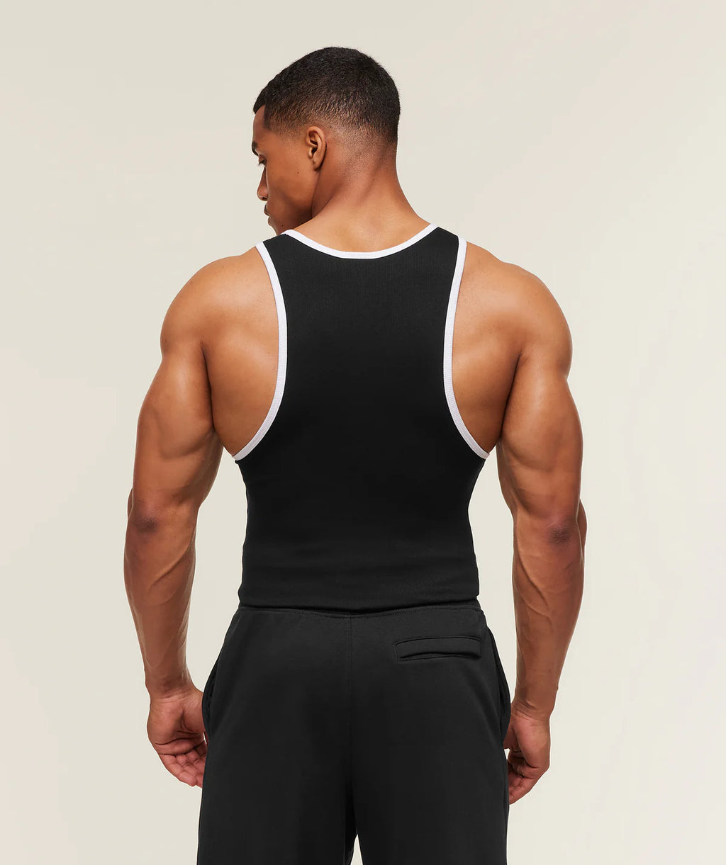 Ribbed Tank 1PK Muscle Fit