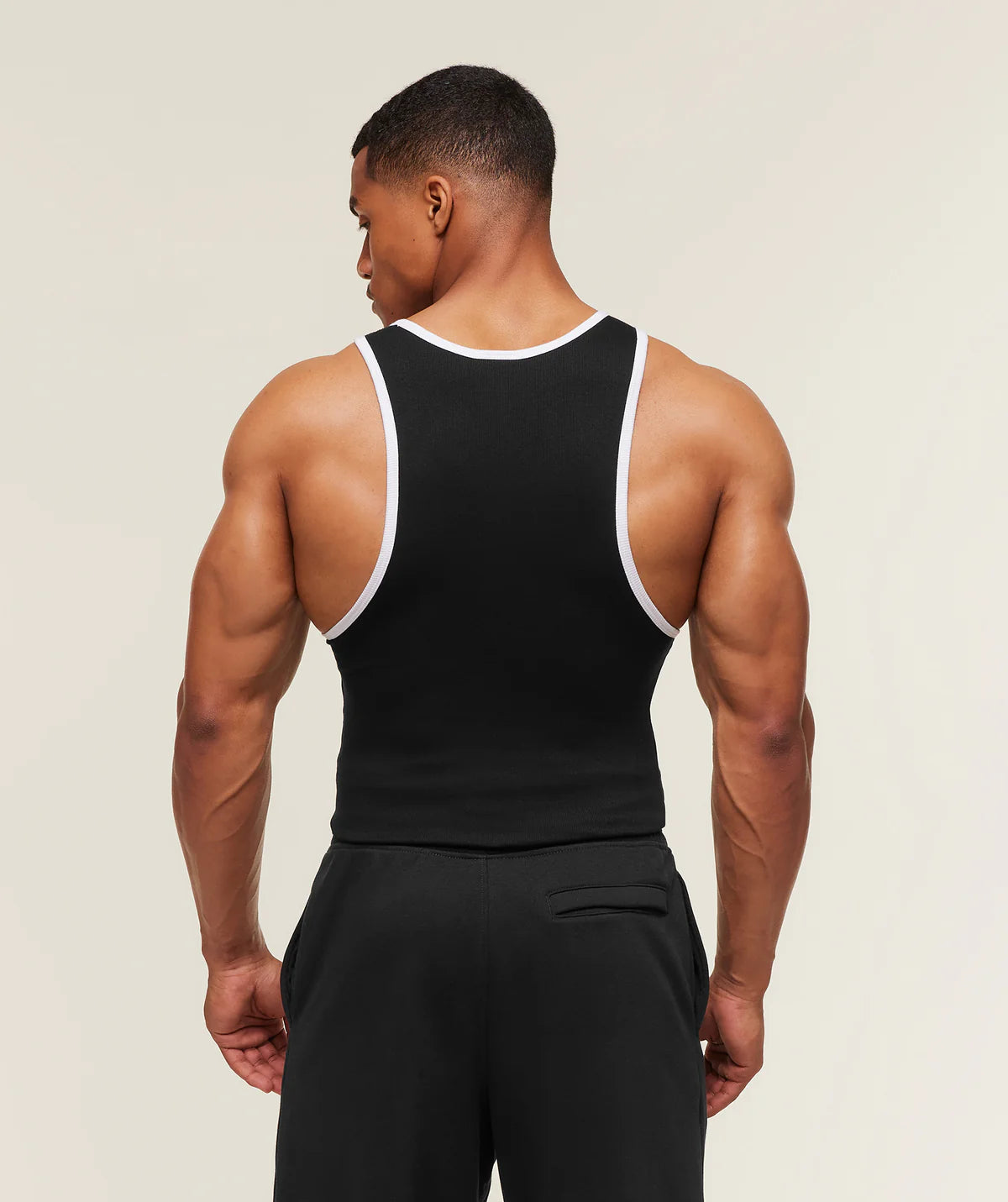 Ribbed Tank 1PK Muscle Fit