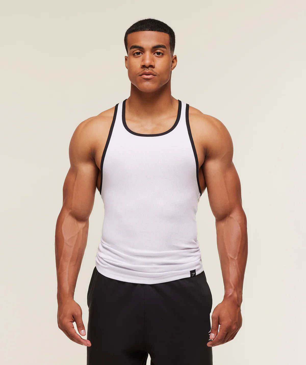 Ribbed Tank 1PK Muscle Fit