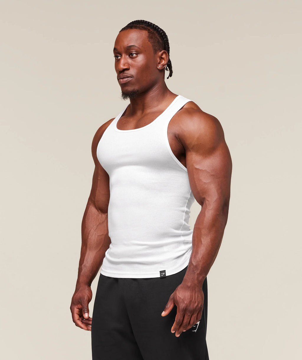 Ribbed Tank 3pk Muscle Fit