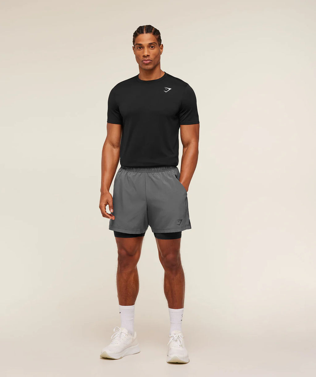 Sport 5" 2 in 1 Shorts Slim Fit