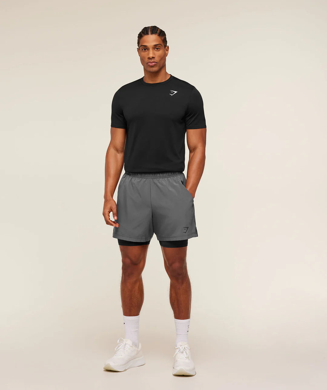 Sport 5" 2 in 1 Shorts Slim Fit