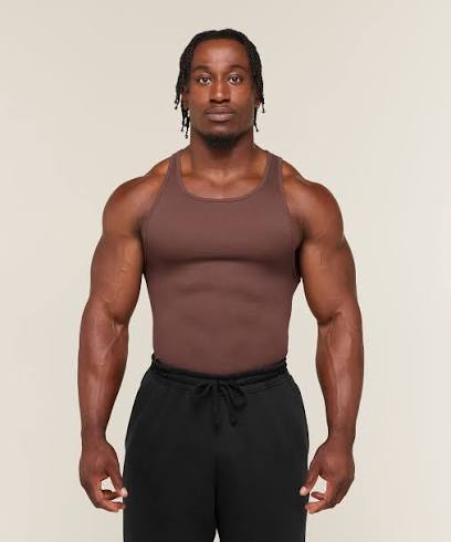 Ribbed Tank 1PK Muscle Fit