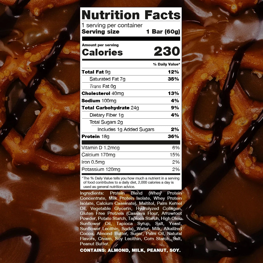 Protein Bar, Dark Chocolate Cookie Butter, 12 Bars, 2.11 oz (60 g) Each